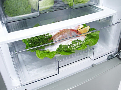 GBB 539 Pzqzs Réfrigérateur/Congélateur (A + +, 190 Cm De Hauteur, 227 L Froid, 91 L Gefrieren, Nofrost, Schnelefrieren) Argent/Gris