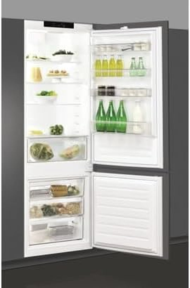 INDESIT Réfrigérateur Congélateur Encastrable IND401, 400 Litres, Air Brassé, Largeur 69Cm,