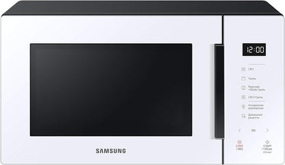 MG23T5018AW Four À Micro-Ondes, 23 L, 1100 W, Cuisson Automatique Et Home Dessert, Design Verre, Blanc