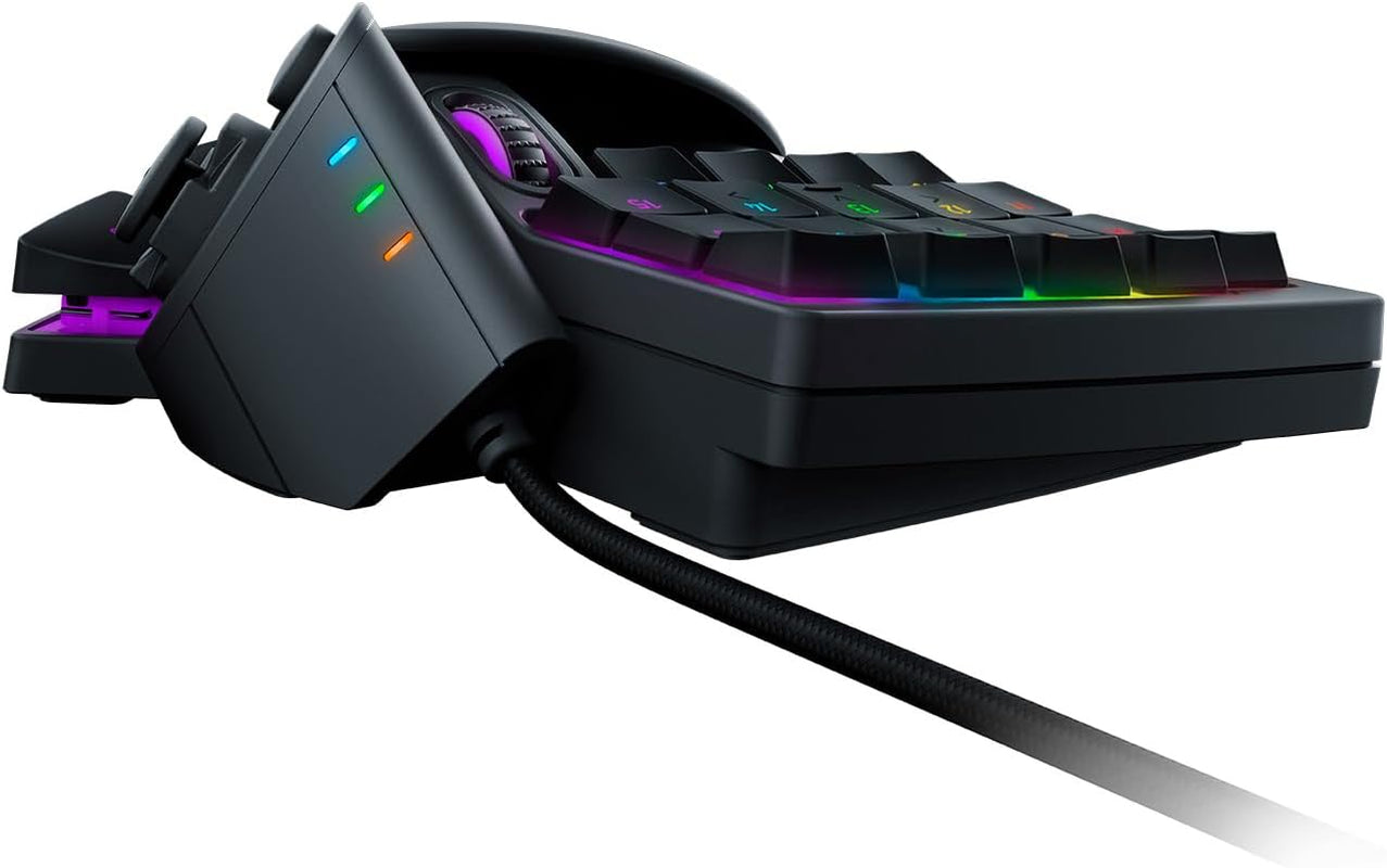 Razer Tartarus V2 - Pavé Numérique Gamer (32 Touches Entièrement Programmables, Forme Ergonomique Avec Paume Détachable, Fonctionnalité Hypershift, Eclairage RGB Chroma) Noir