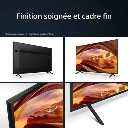 Sony TV Bravia KD-75X75WL : 4K Ultra HD LED | HDR | Google | Pack ECO | BRAVIA Core -Design Signature Sony [Classe Énergétique F]