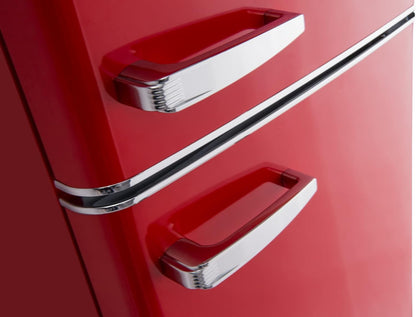 Amica KGC15630R Réfrigérateur-Congélateur Autoportante 213 L E Rouge