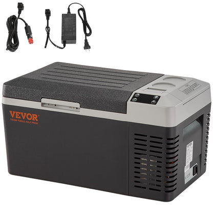 Glacière Électrique Portable De 20 L Réfrigérateur De Voiture Portable 12/24 V CC 100-240 V CA Frigo Voiture À Une Zone 0,6 Kw.H -20 °C À 10 °C Réglable Congélateur Pour Camion Bateau Camping