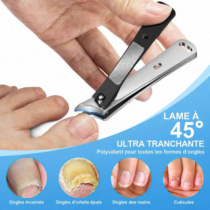 Coupe-Ongle Professionnel Pour Ongles D'Orteils Épais | Coupe Ongle Pied Pour Personnes Âgées, Pince Coupe Ongles Pour Les Pieds Incarnés, Design Tête Inclinée Et Long Manche