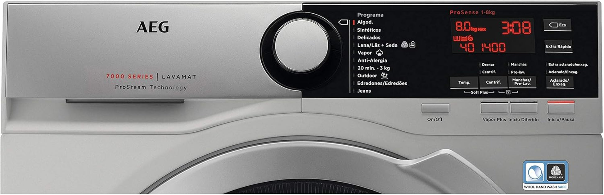 L7FEE842S Lave Linge Argent 85 X 60 X 60