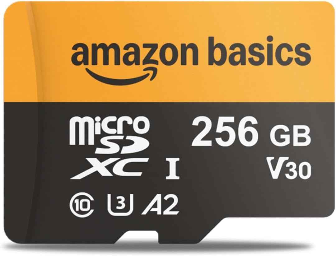 Carte Microsdxc 256 Go Avec Adaptateur, Vitesse De Lecture Jusqu’À 200 Mo/S, Lot De 1