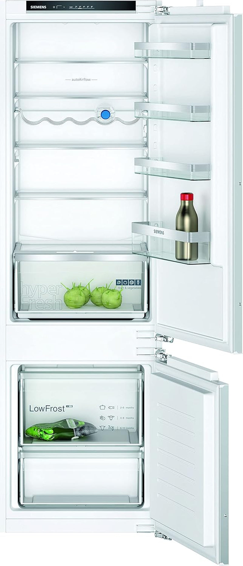 Réfrigérateur Congélateur Encastrable KI87VVFE1 IQ300, 270 Litres, Low Frost