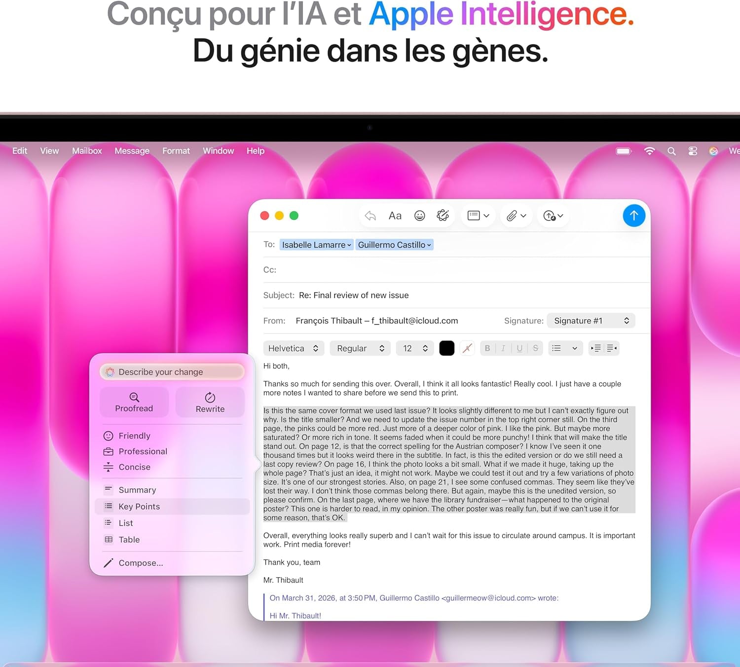 Macbook Neo 13″ 2026 Portable Avec Puce A18 Pro : Conçu Pour L’Ia Et  Intelligence, Écran Liquid Retina, Mémoire Unifiée 8 Go, SSD 256 Go, Caméra Facetime HD 1080P ; Rose Poudré