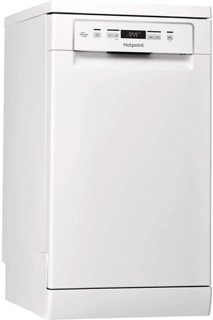 Hotpoint HSFC 3T127 C Lave-Vaisselle Autonome 10 Places A++ - Lave-Vaisselles (Autonome, Compact (45 Cm), Blanc, Blanc, Tactil, LED)