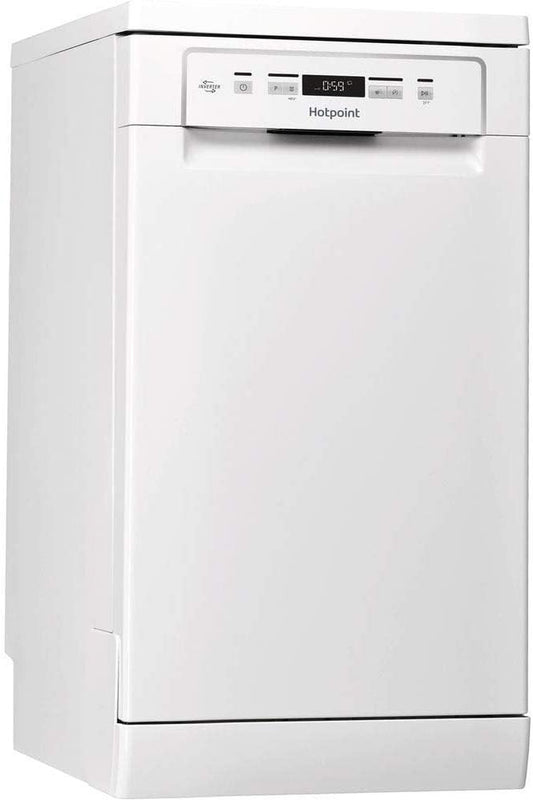 Hotpoint HSFC 3T127 C Lave-Vaisselle Autonome 10 Places A++ - Lave-Vaisselles (Autonome, Compact (45 Cm), Blanc, Blanc, Tactil, LED)