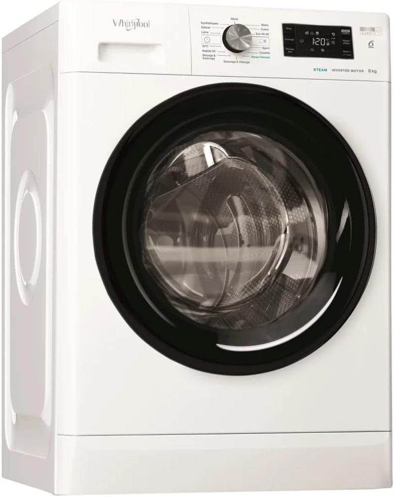 Lave-Linge Frontal 8Kg 1200 Tours/Min Blanc - FFB8258BVFR