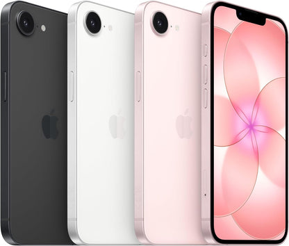 Iphone 17E 256 Go : Écran Super Retina XDR 6,1 Pouces, Puce A19, Autonomie D’Une Journée, Caméra Fusion 48 MP ; Rose Poudré
