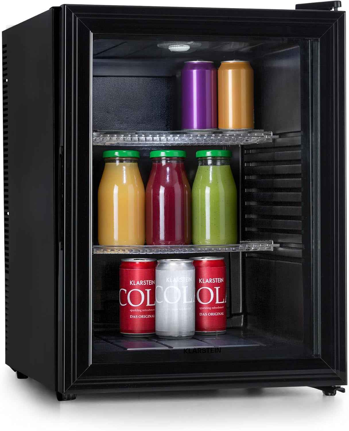 Petit Frigo De Chambre De 42L Pour Snacks Et Boissons, Top Silencieux, Mini Bar, Camping, Cosmetique, Refrigerateur Avec Étagères Réglables, 12-18°C