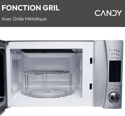 CMXG20DS Micro-Ondes, Puissant 700W + Puissance Grill 1000W, Capacité 20L, Ecran Numérique, Application Cook-In