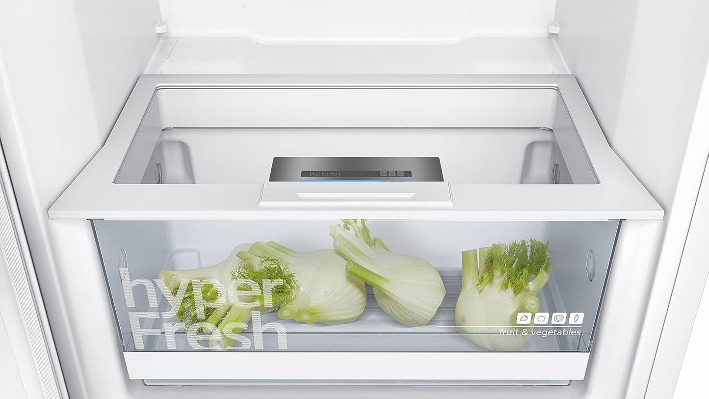 Iq300 KS36VVWEP Réfrigérateur Autoportante 346 L E Blanc