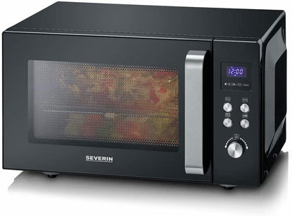 Micro-Ondes 2-En-1, Jusqu'À 1 000 W, Avec Fonction Gril, Fond Plat Céramique, Double Hauteur De Cuisson, Fonction Be-Silent, MW7763