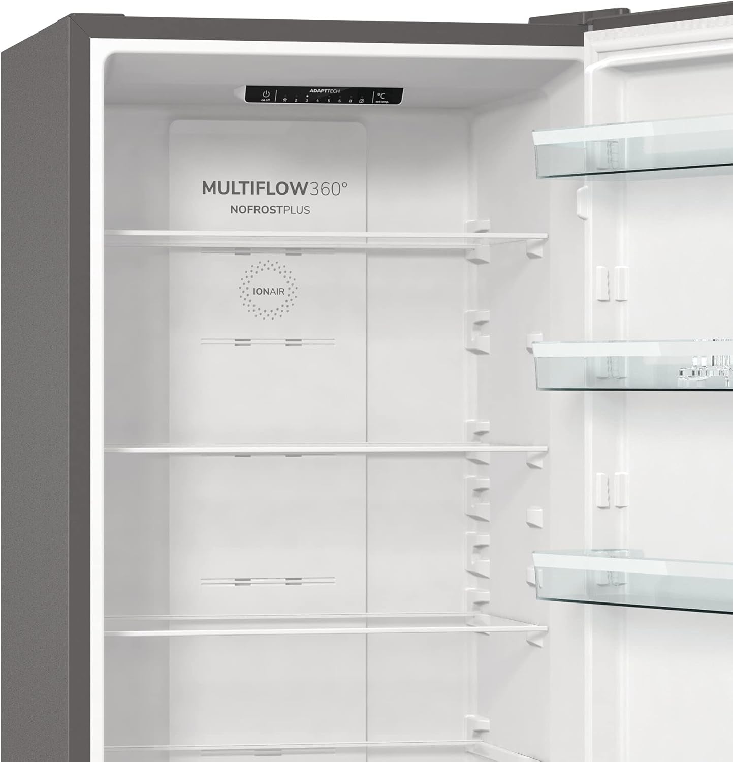 NRK6202ES4 Réfrigérateur-Congélateur Autoportante 331 L E Gris