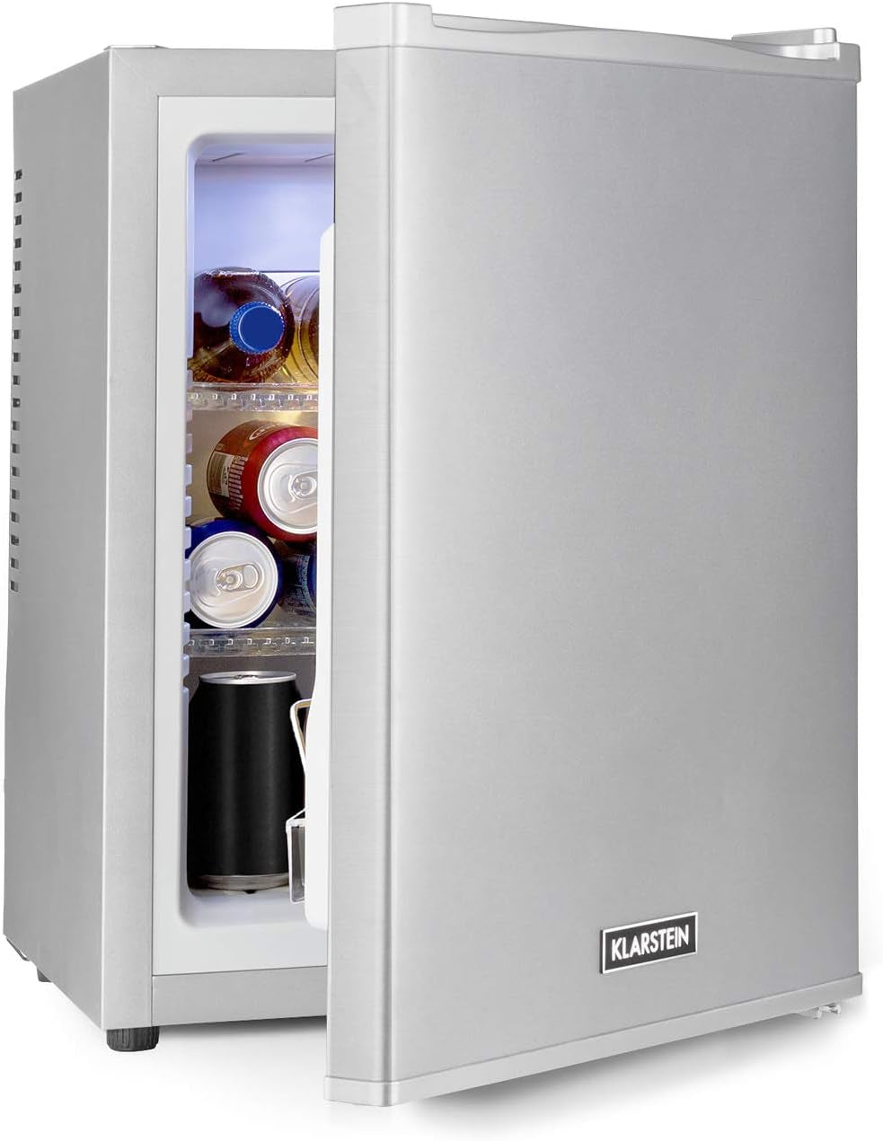 Mini Frigo De Chambre De 33L Pour Snacks Et Boissons, Top Silencieux, Bar, Petit Réfrigérateur Camping, Pour Cosmetique, Refrigerateur Avec Étagères Réglables, 5-15°C