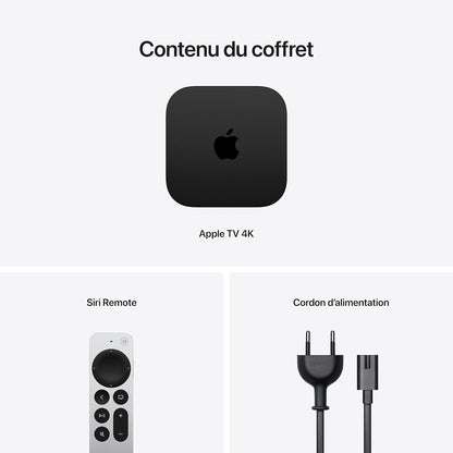 2022 TV 4K Wi‑Fi + Ethernet Avec 128 Go De Stockage (3E Génération)