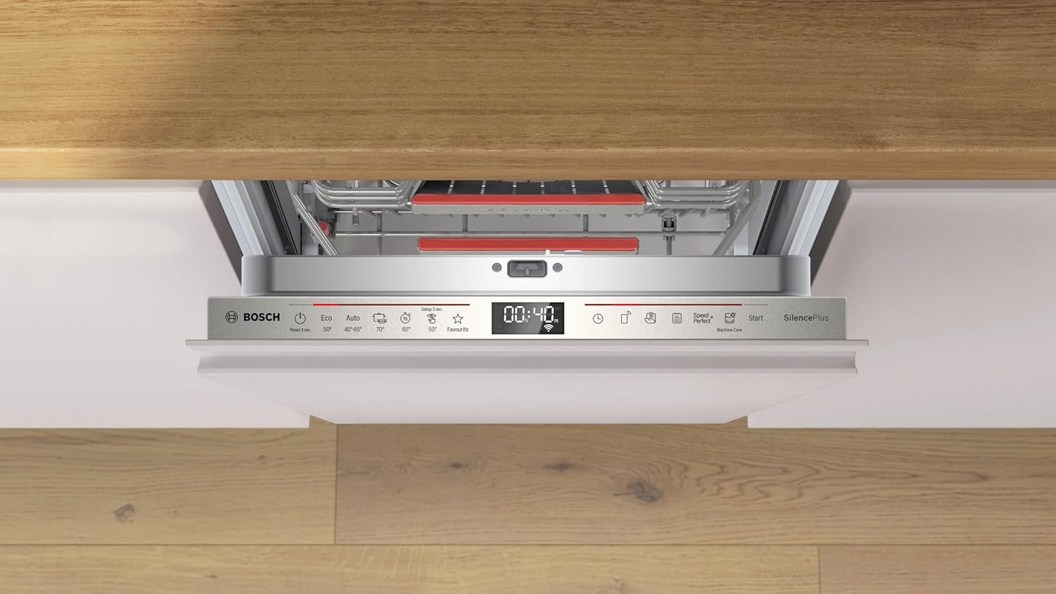 SPV6EMX05E - Série 6 - Lave-Vaisselle Tout Encastrable - 45 Cm - 10 Couverts - Silence plus 42 Db - Home Connect