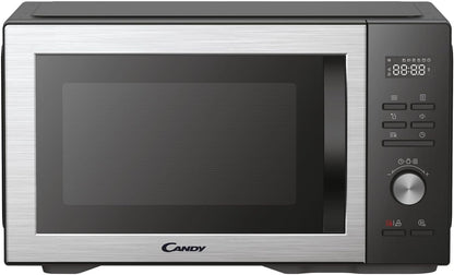 Essenza CMWA32EDLB Four Micro-Ondes 1000W 32L Digital, Fonction Décongélation Et Nettoyage Auto, Cavité Inox, Plateau Tournant, 5 Niveaux De Puissance, 8 Menus Auto, Cuisson Express, Noir