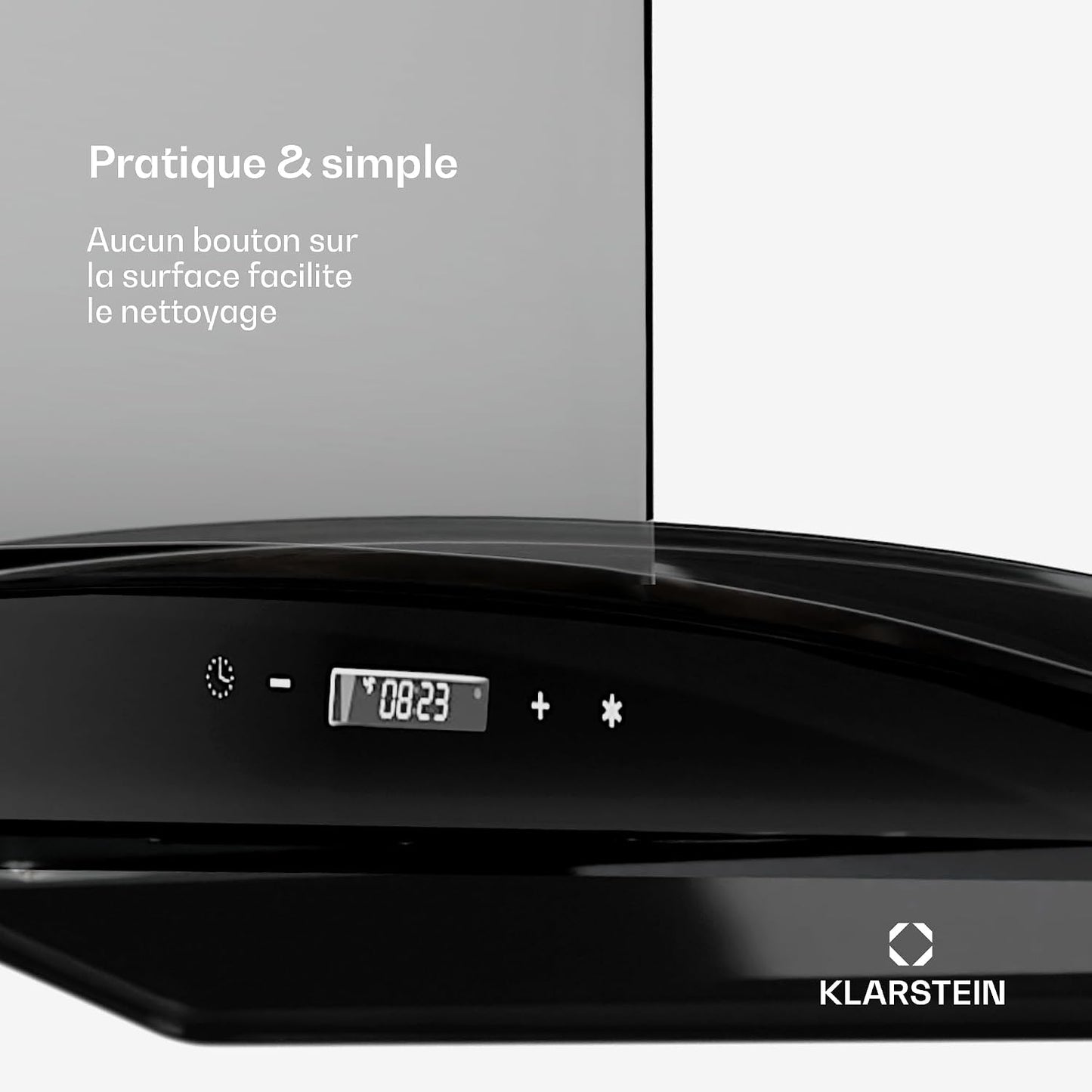 Hotte Aspirante 90 Cm, Hotte Aspirante Silencieuse, De Cuisine 90Cm Avec Lampes LED, Débit D'Air Puissant De 600 M³/H, Avec Évacuation, Filtre À Graisse En Aluminium