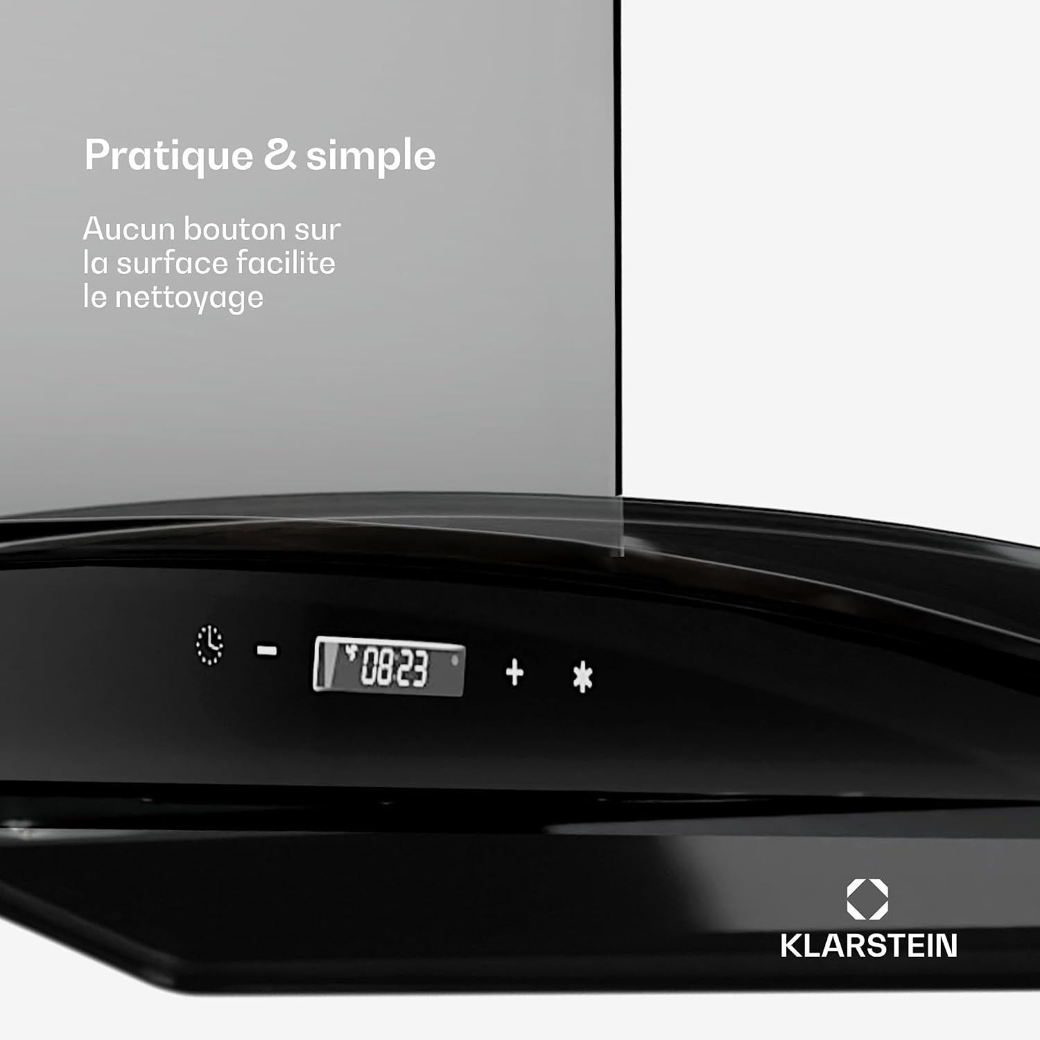Hotte Aspirante 90 Cm, Hotte Aspirante Silencieuse, De Cuisine 90Cm Avec Lampes LED, Débit D'Air Puissant De 600 M³/H, Avec Évacuation, Filtre À Graisse En Aluminium