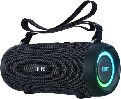 Enceinte A90 Haut-Parleur Bluetooth 60W Sans Fil IPX7 Étanche 30 Heures De Lecture Carte Micro SD Véritable Chargement Stéréo USB-C Sans Fil Avec Housse De Protection Et Dragonne Portable