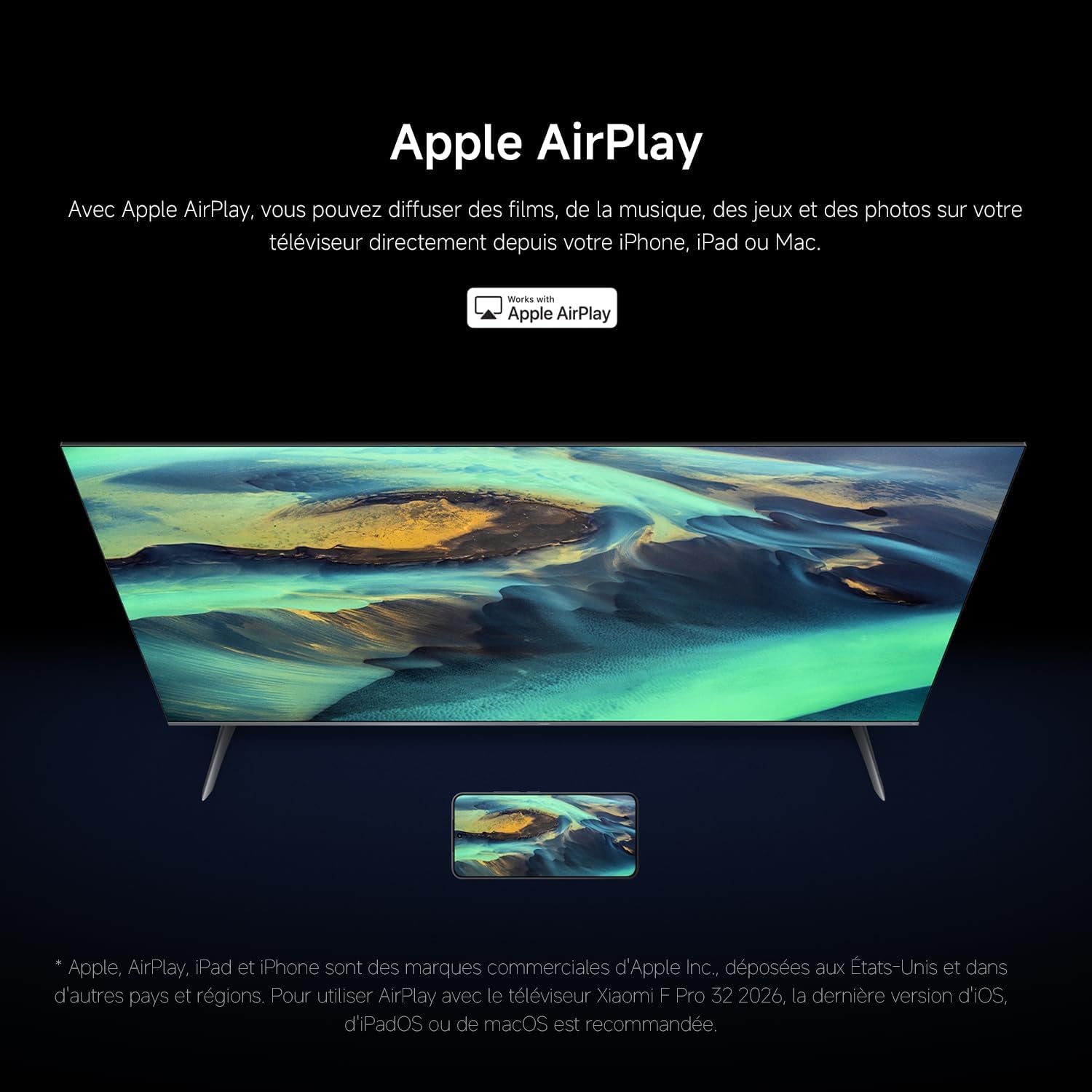 TV F Pro 32, 81 Cm (32 Pouces), QLED, Smart TV, Fire OS7, Contrôle Vocal Alexa, Dolby Audio™, DTS Virtual:X, DTS-HD, Compatible Avec Apple Airplay