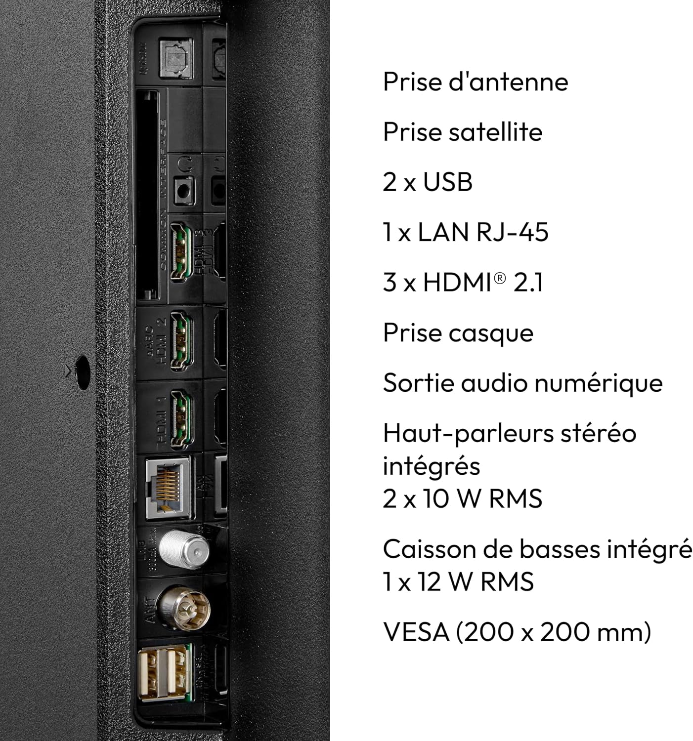 TV 50 Pouces (125,7 Cm) QLED Television (Smart TV, 4K, Dolby Vision HDR, Prime Video, Disney+, Dolby Atmos, DTS X, Compatible Avec Google TV, PVR, Bluetooth, MD 850700)