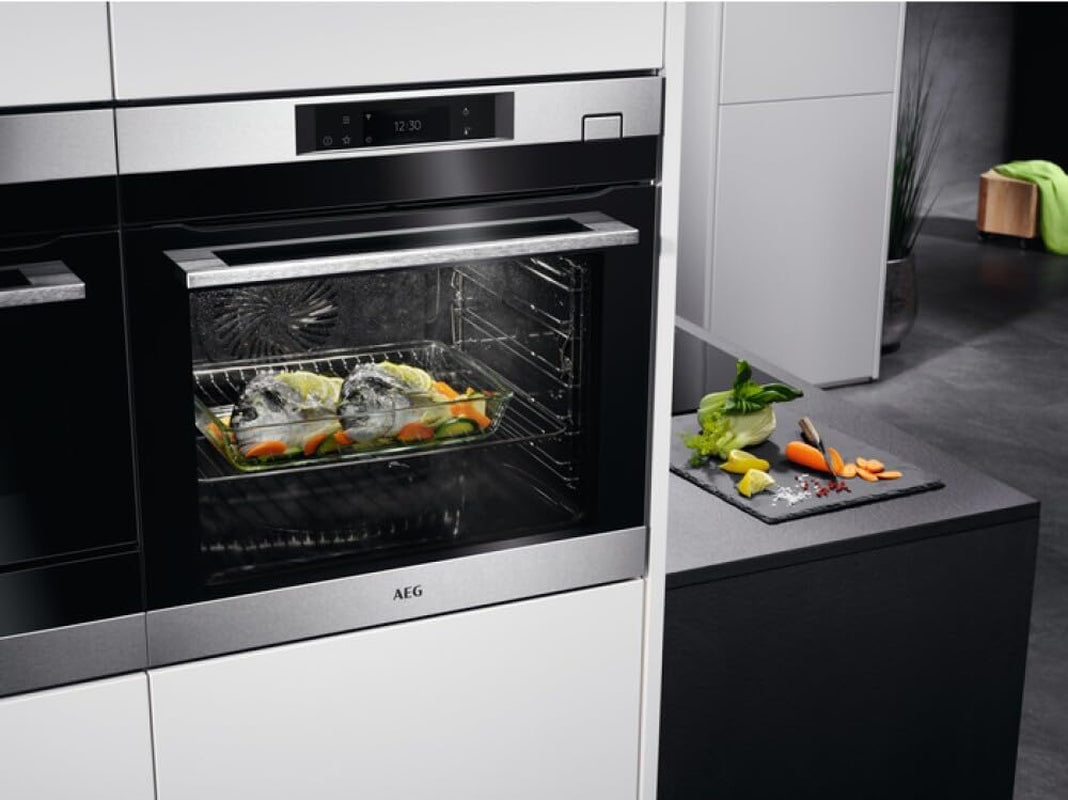 BSK782280M Einbaubackofen Multidampfgarer Edelstahl 60Cm