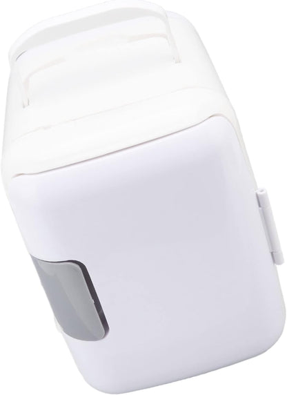 Mini Frigo 4L Pour Chambre - 12V Grande Capacité Réfrigérateurs Portatifs Glacière Et Réchauffeur Thermoélectriques Mini Congélateur Pour Dortoir, Bureau, Maison, Soins De La Peau, Maquillage