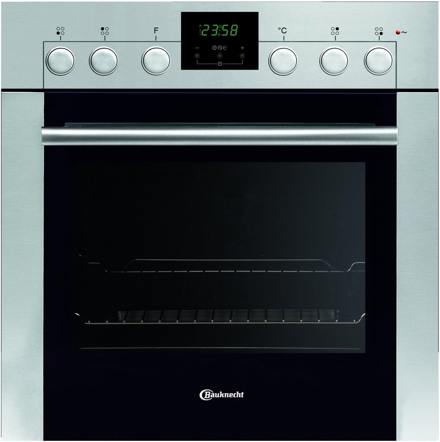 Bauknecht Heko 550 in Ensemble Plaques De Cuisson Et Four Encastrable a Plaque De Cuisson À Induction Four À Chaleur Tournante À 5 Fonctions En Acier Inoxydable Volume De Cuisson 65 Litres