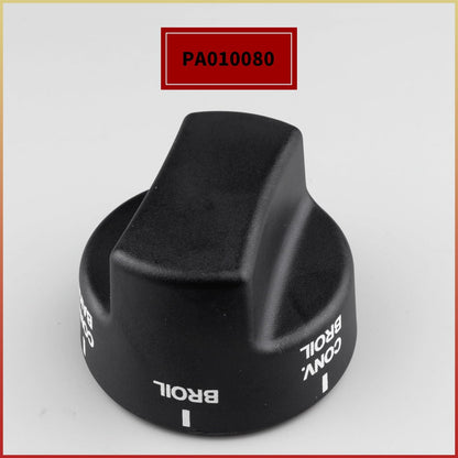 PA010080 Bouton De Sélecteur De Brûleur Supérieur Compatible Avec Certaines Gammes De Four Viking Remplace AP5315090 Plastique Noir