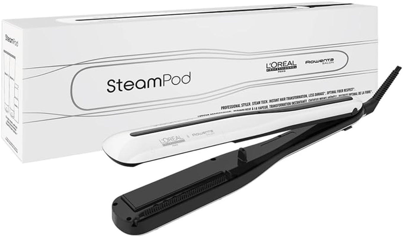 STEAMPOD 3 - Lisseur Vapeur 2-En-1 - Idée Cadeau - Lissage & Wavy - 91% De Dommages En Moins - Coiﬀage Rapide - Technologie Vapeur Brevetée - Tous Types De Cheveux - L'Oréal Professionnel