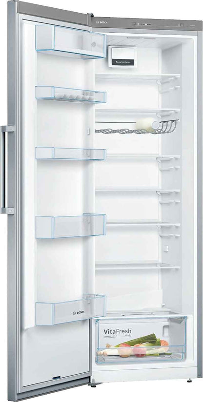Bosch KSV33VLEP Série 4 - Réfrigérateur, Pose-Libre, Tiroir Vitafresh | 176 X 60 Cm, Inox, Technologie Intelligent Inverter, Éclairage LED