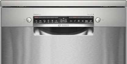 SMS4EMI01E - Série 4 - Lave-Vaisselle Pose-Libre - 60 Cm - 14 Couverts - Silence plus 42 Db - Inox