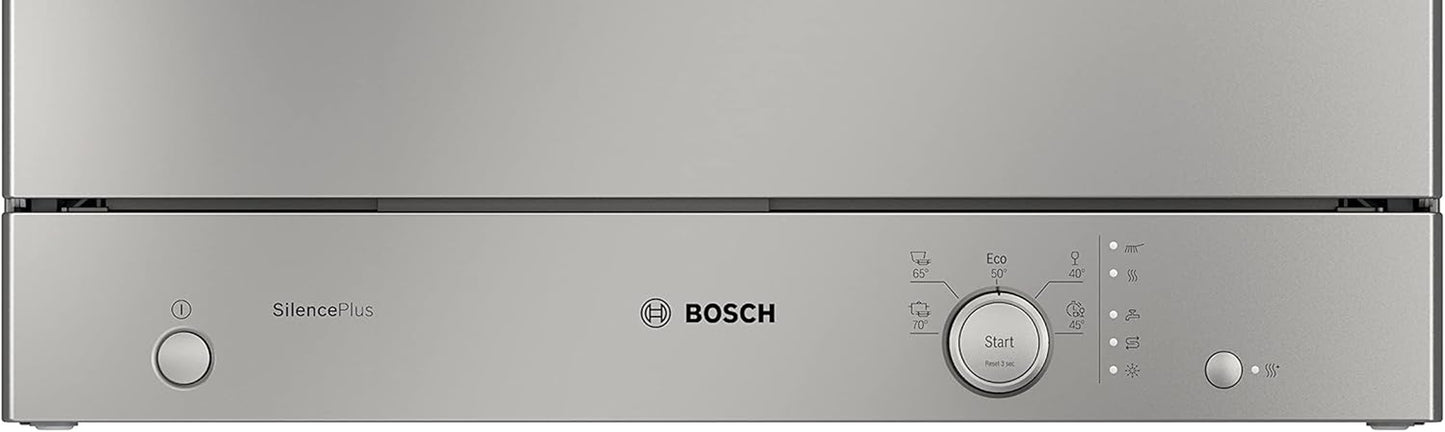 SKS51E38EU - Lave-Vaisselle Compact Série 2 - Pose-Libre, 55 Cm - 6 Couverts - 5 Programmes - Moteur Ecosilence Drive - Inox