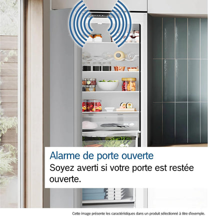 Bosch KIV865SE0 Série 2 - Réfrigérateur Combiné, Intégrable, Lowfrost | 177.2 X 54.1 Cm, Cool Airflow, Éclairage LED, Fabriqué En Allemagne