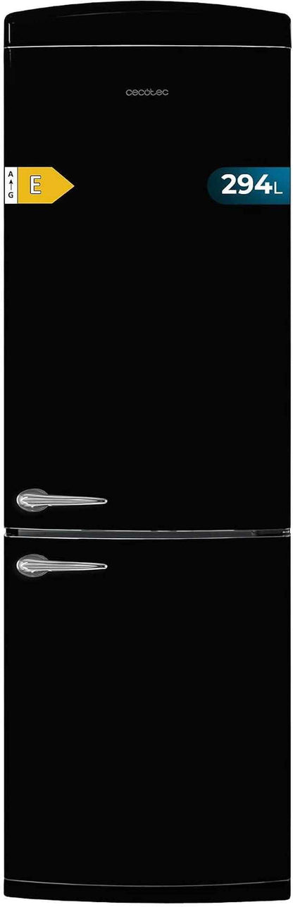 Réfrigérateur Combi Rétro Bolero Coolmarket Combi Origin 294+ Black E. Réfrigérateur Rétro Noir, 294L, Total No Frost, Classe E, Multi Cooling, Ultra Fresh, Multi Air Flow, Congélation Rapide.