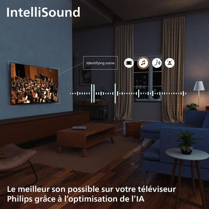 Philips 65MLED810 Mini LED 4K Smart TV - Écran 65 Pouces Avec P5 Perfect Picture Engine Ultra HD, Titan OS, Dolby Vision Et Son Dolby Atmos