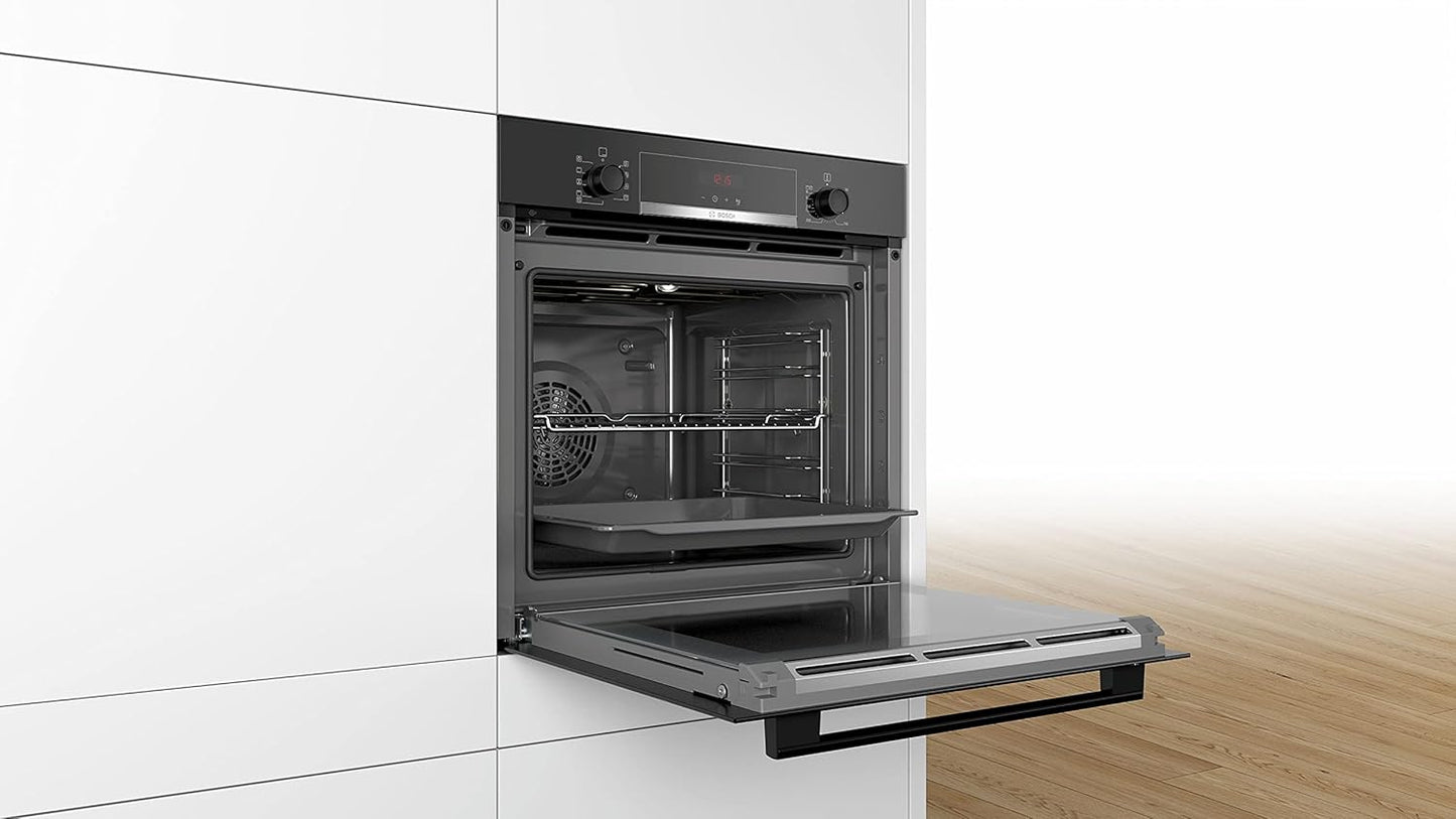 HBA573BA0 Four Intégrable Série 4 - Four Multi-Fonctions - Pyrolyse - 3600 W - Grande Capacité De 71L - Noir