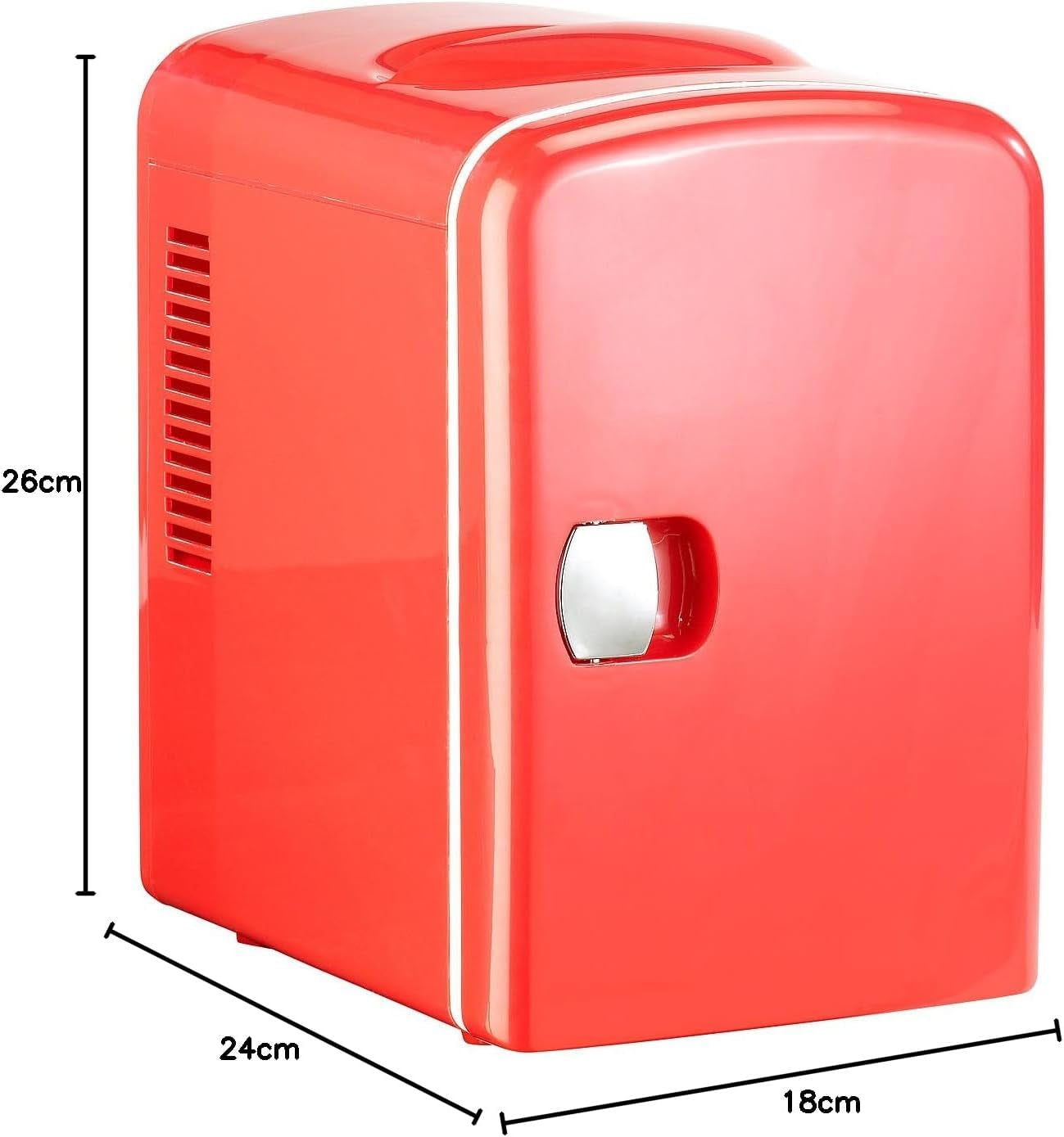 Mini Réfrigérateur 2 En 1 Avec Prise 12/230 V - Rouge [Rosenstein & Söhne]
