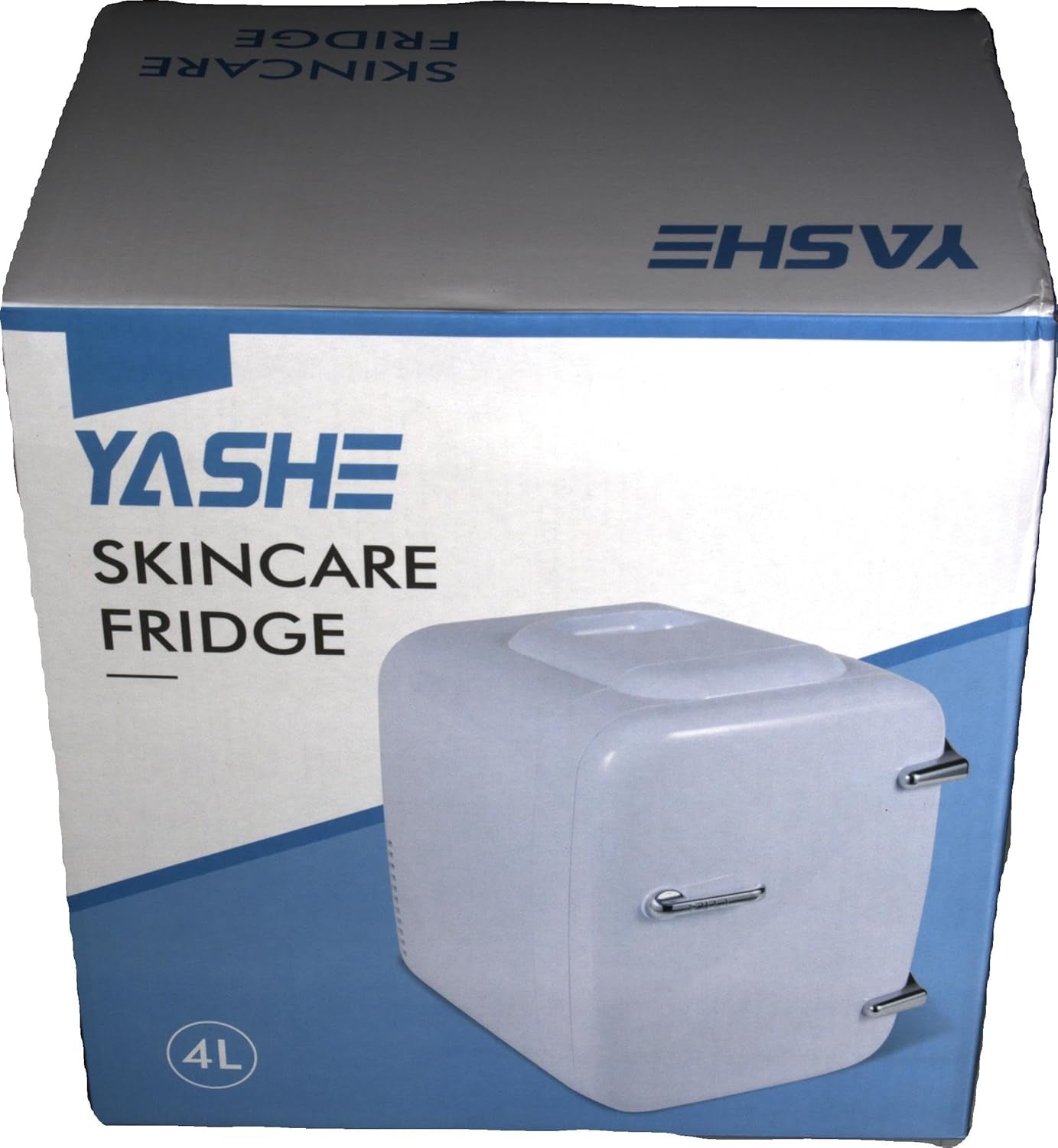 Mini Frigo De Chambre, 4 Litres/ 6 Canettes, Petit Frigo Thermoélectrique CA/CC Pour Boissons, Nourriture, Beauté, Bureau, Dortoir, Voiture, Blanc