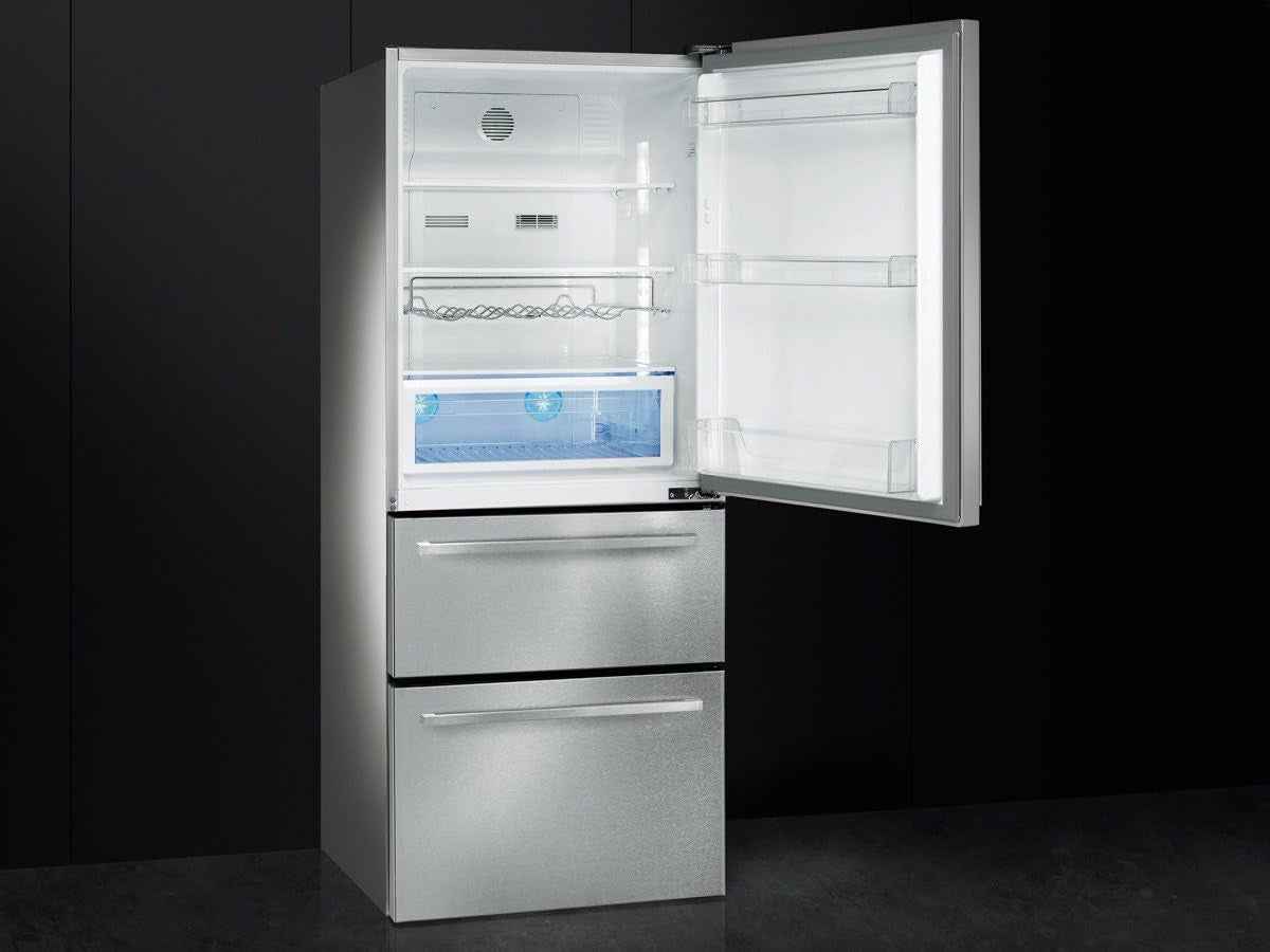 FT41BXE Autonome 466L A+ Acier Inoxydable Réfrigérateur-Congélateur - Réfrigérateurs-Congélateurs (466 L, SN-T, 7 Kg/24H, A+, Nouvelle Zone Compartiment, Acier Inoxydable)