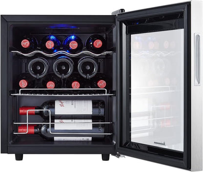 KRC-40FCSS Wine Refrigerator, 15 Bottles, 40 Litres