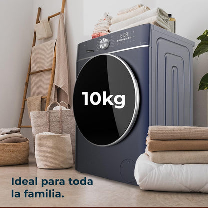 Lave Linge Frontal Bolero Dresscode 7150 Inverter A, Machine À Laver 7 Kg, 1400 Tr,Min, 12 Programmes, Classe A, Inverter Plus, Steam Max, Drum Clean, Départ Différé, Sécurité Enfant