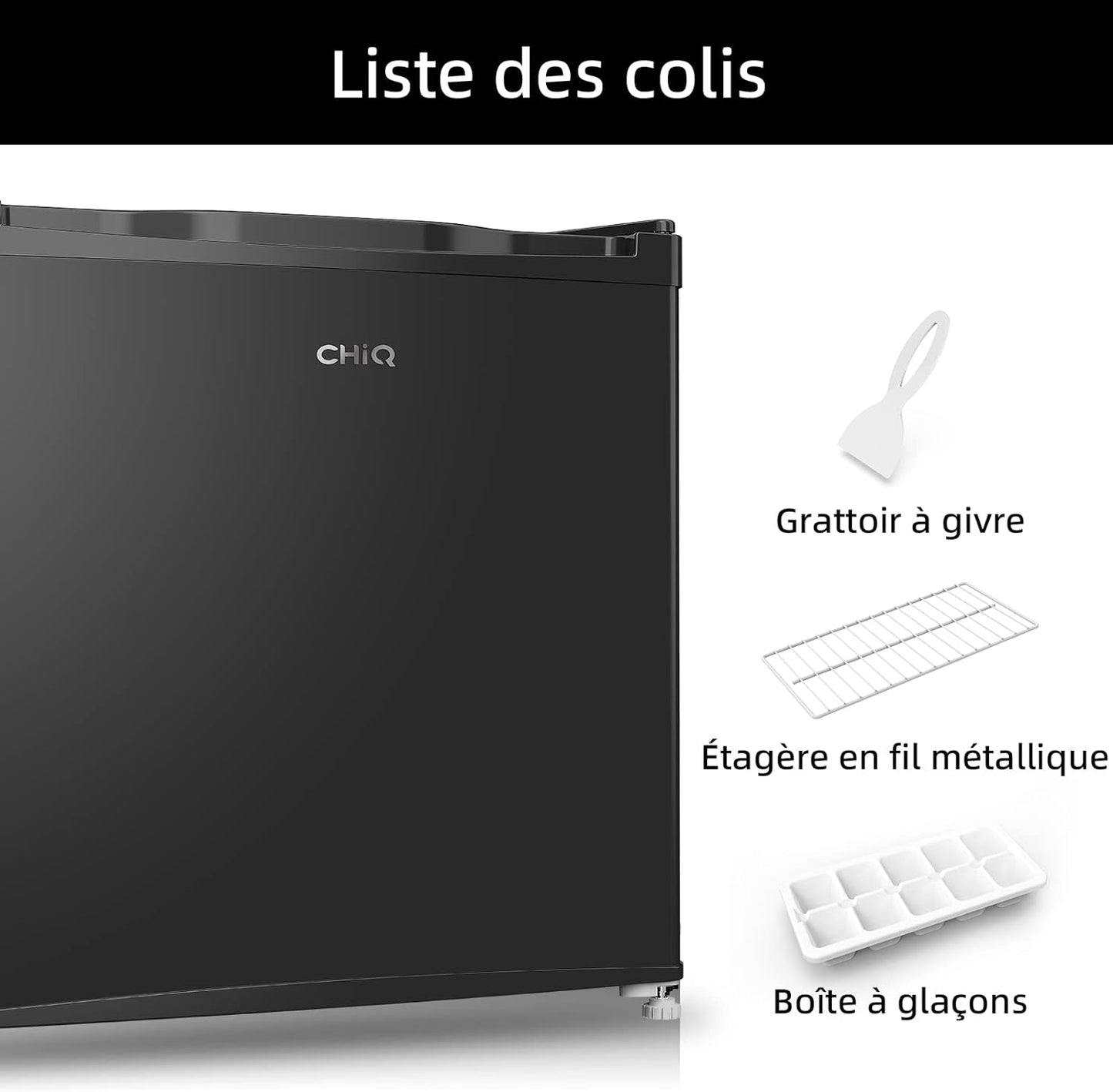 CSD31D4E, 2 En 1, Double Usage En Mode Mini Réfrigérateur Ou Congélateur 31L, Congélation 4 Étoiles, Silencieux, Porte Réversible, Thermostat Réglable
