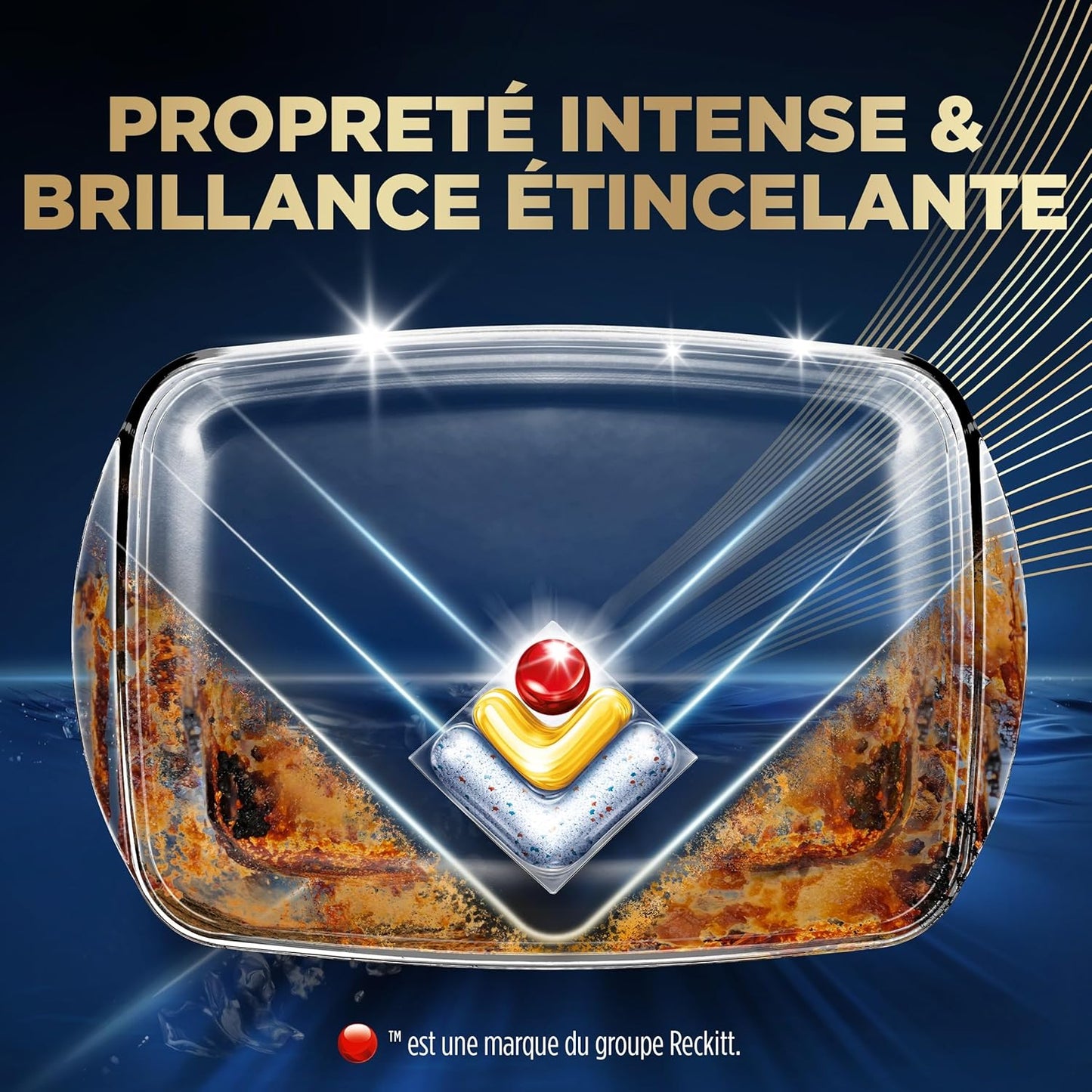 Ultimate plus Infinity Shine Pastilles Lave-Vaisselle Citron, Propreté Intense & Brillance Étincelante,105 Capsules