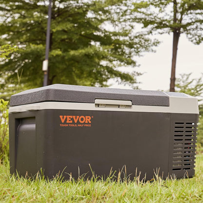 Glacière Électrique Portable De 20 L Réfrigérateur De Voiture Portable 12/24 V CC 100-240 V CA Frigo Voiture À Une Zone 0,6 Kw.H -20 °C À 10 °C Réglable Congélateur Pour Camion Bateau Camping